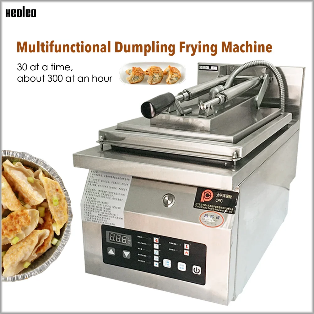 XEOLEO Commercial Dumpling Frying pan Electric Dumpling Fry machine 3KW
