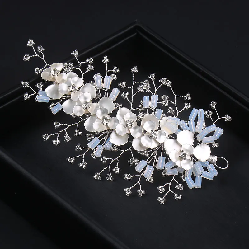 handmade flower white Bridal accessories headwear white wedding