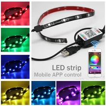 USB RGB 5050 Waterproof Led Strip Lights For TV Back Light LED Light Ribbon Tape For Computer LED Strip Light DC 5V Backlight USB RGB 5050 Waterproof Led Strip Lights For TV Back Light LED Light Ribbon Tape For Computer LED Strip Light DC 5V Backlight