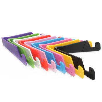 

20PCS V table stand Phones Accessories colorful tablet lazy holder for Mobile phone pad Back Cover