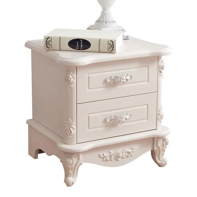 Maison Recamaras Chevet Meuble Mesa Slaapkamer European Wood Mueble De Dormitorio Quarto Cabinet Bedroom Furniture Bedside Table