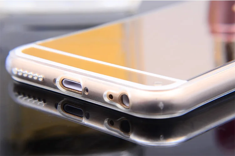 Чехол для Телефона iPhone X 8 7 Plus роскошный зеркальный чехол XS 6S 6 5S 5 SE 4S 4 задняя