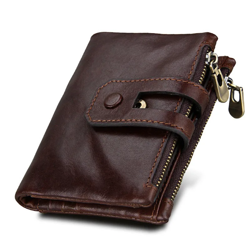 

Men's Wallet RFID Casual Genuine Leather Wallet Men 783 PORTFOLIO Gift Male Cudan Portomonee Perse Coin Purse Pocket Money Bag