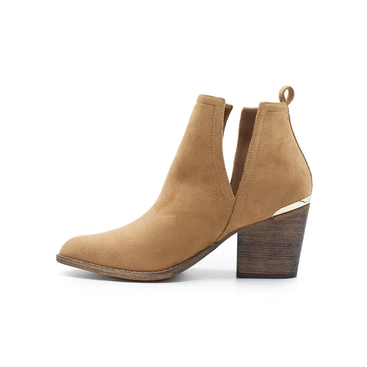 ZAPSHOP MUJER SINTETICO BOTINES DE TACON BOTIN TACON COWBOY LATERALES  ABIERTOS| | - AliExpress