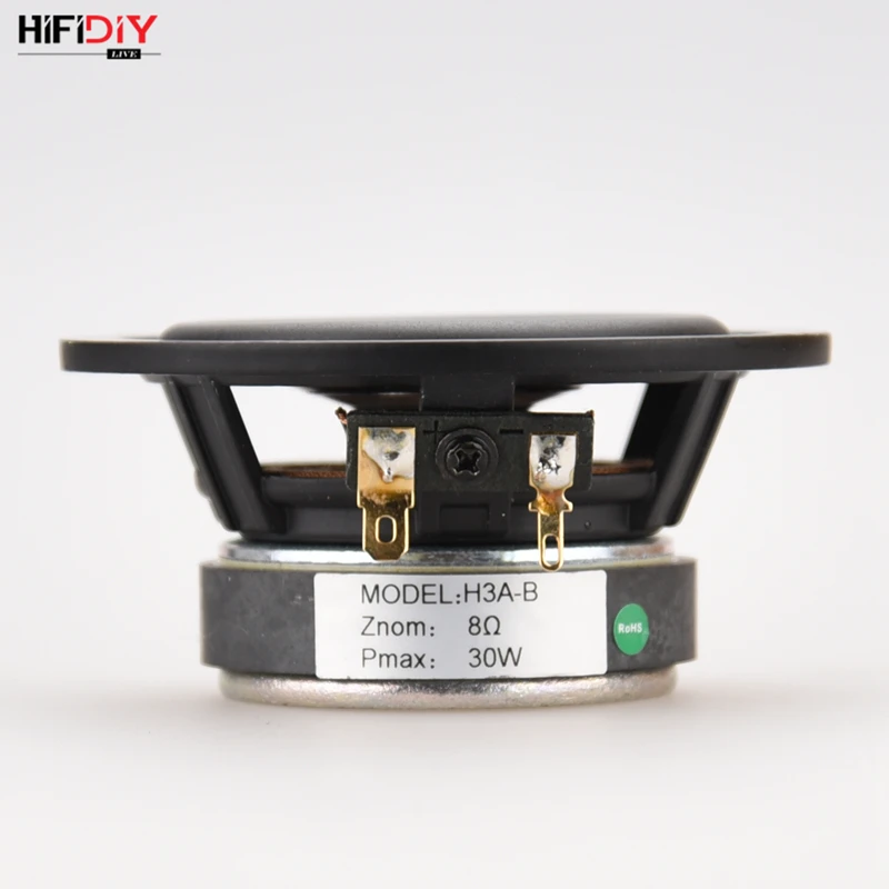 HIFIDIY LIVE hifi 3,6 3,5 дюймов 93 мм полночастотный динамик 8OHM 30 вт высокий альт бас громкоговоритель H3A-B