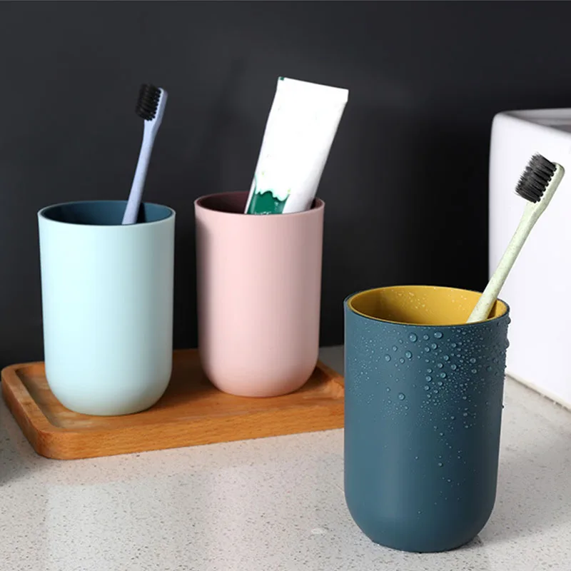 

Tooth Mug 350ML Home Bathroom Accessories Brush Holder Simple Design Multifunction PP Material Washing Tooth Cup Wash Cups