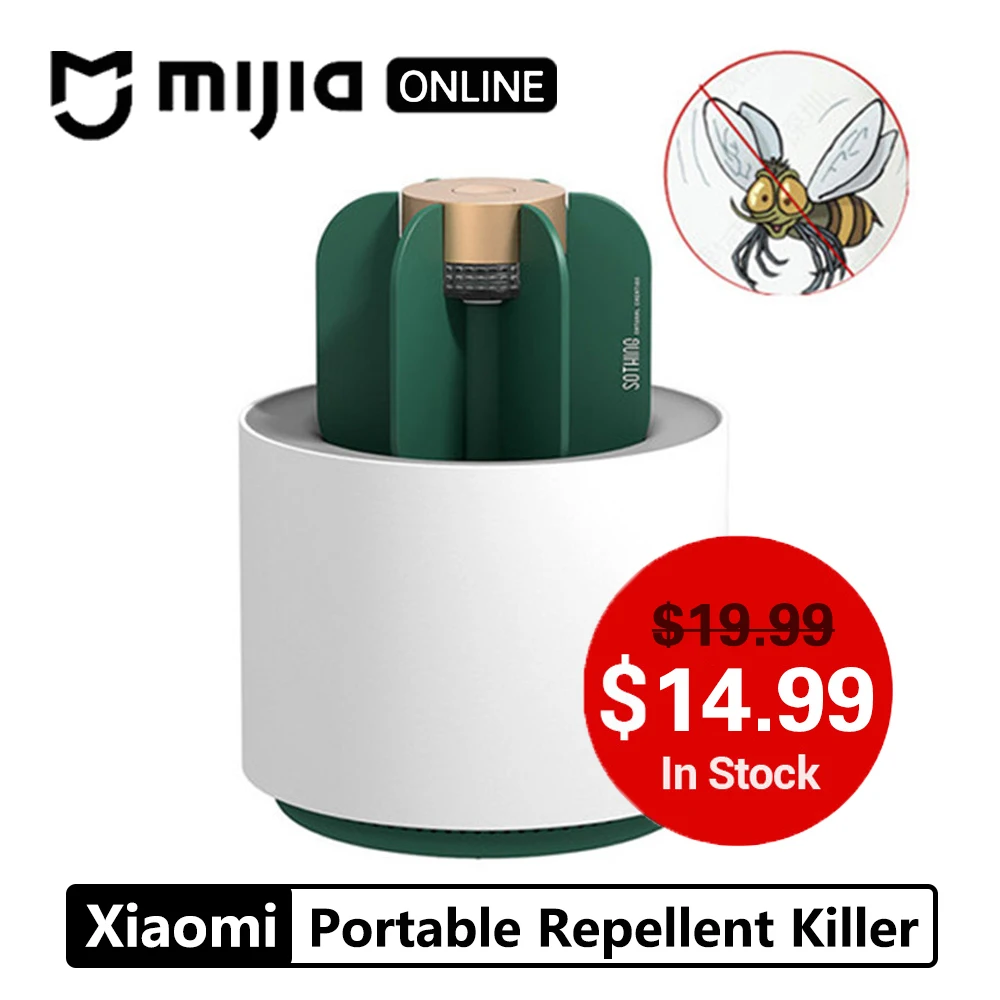 

Xiaomi Mijia Ecological brand Mosquito Killer USB Smokeless Odorless Sothing Movable Portable Repellent Insect Trap UV Light