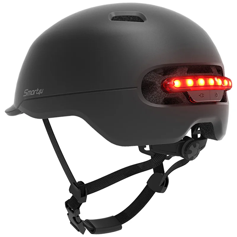 

Smart4u SH50 Waterproof Flash Bike Helmet Matte Color Intelligent Backlight Mountain Bicycle Scooter Protector