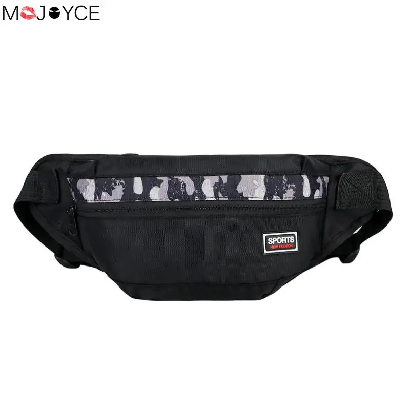 Поясная Сумка Для Мужчин Спортивная Сумка Талии Для мужчин Waistbag ремень застежкой-молнией с черным пояском сумка с отверстием для наушников