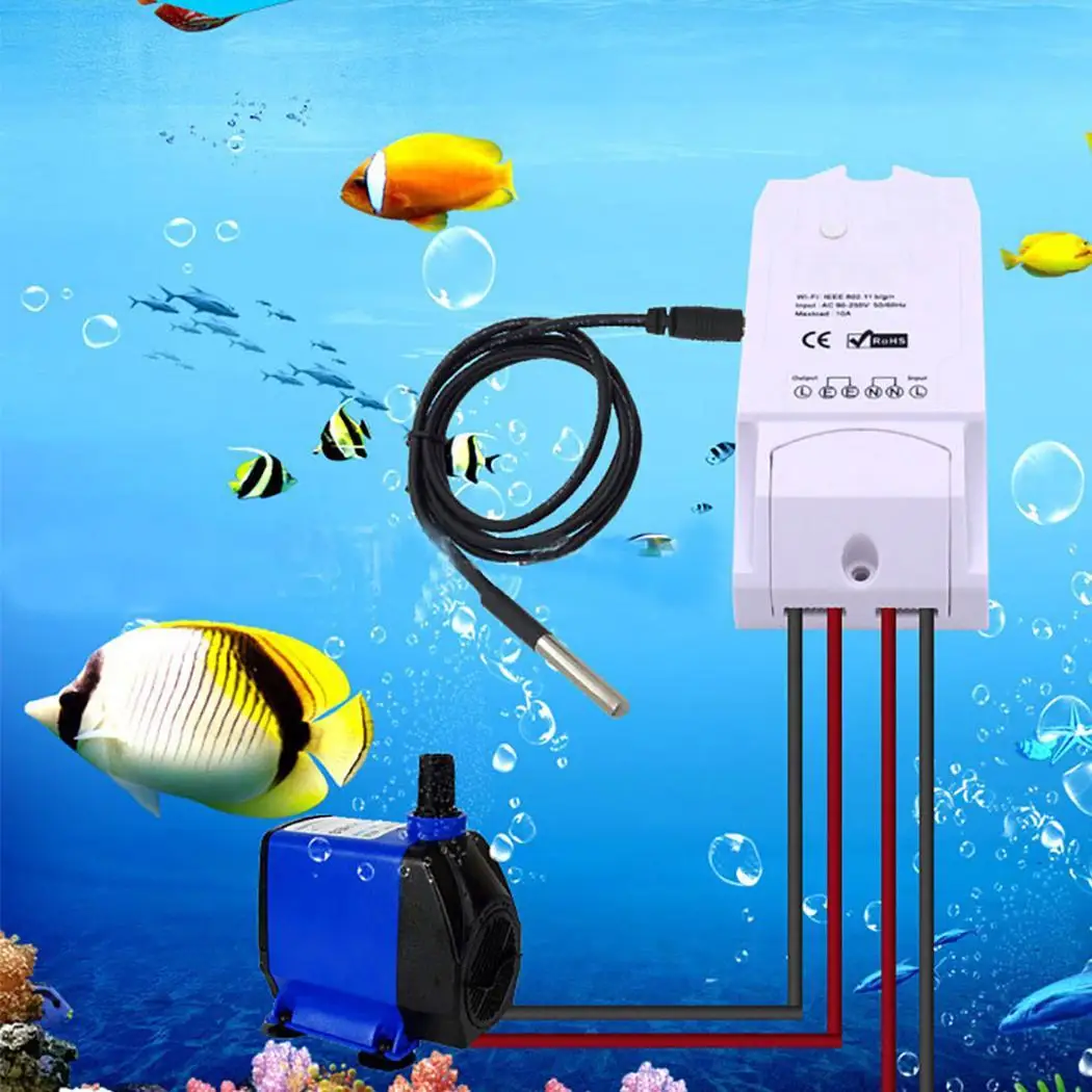

Smart Home Device Wifi Smart Switch WiFi Supports tracking device status. Monitoring Temperature Humidity Sensors