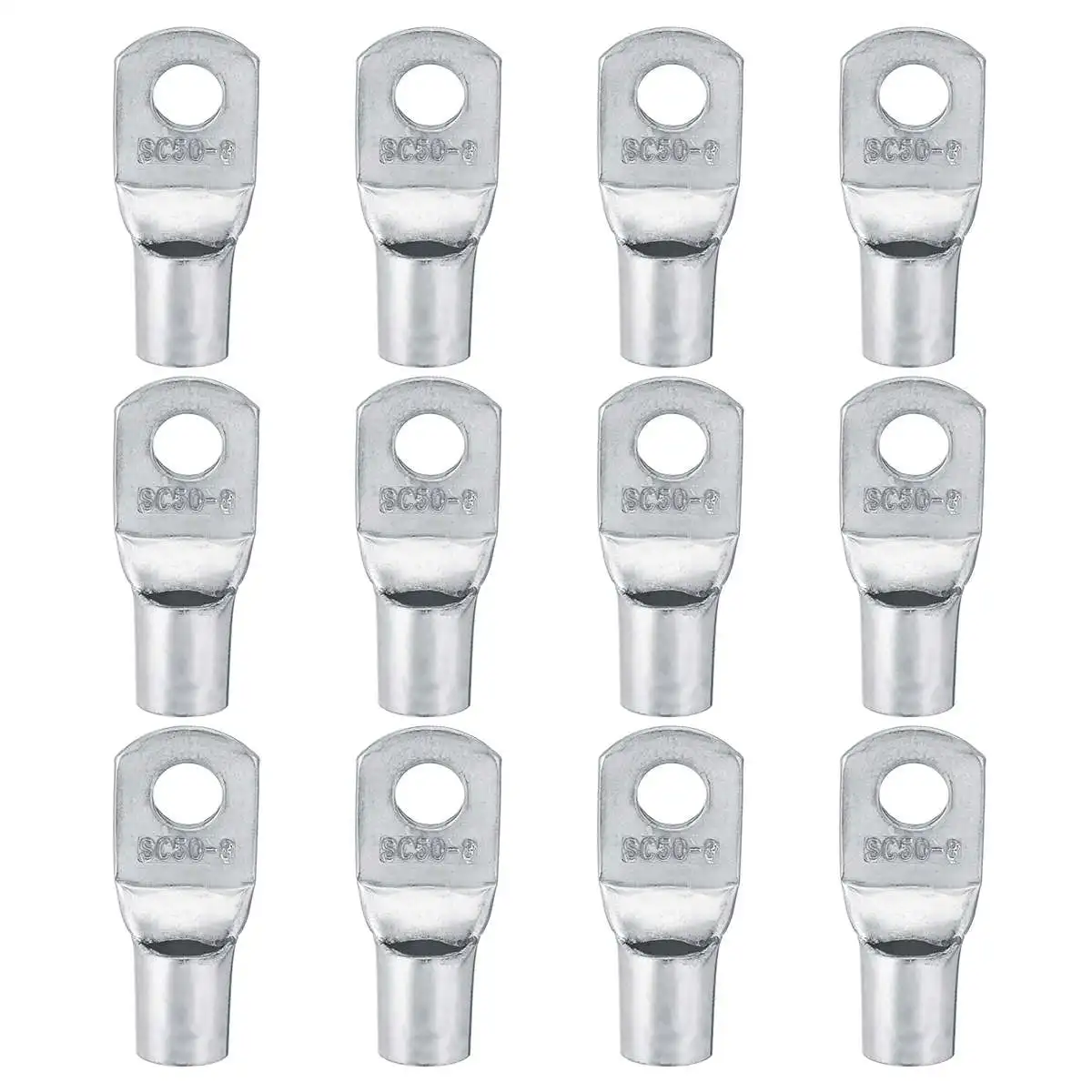 Wire & Cable Connectors ECO 10 Pieces 4 AWG High Quality Copper Lug
