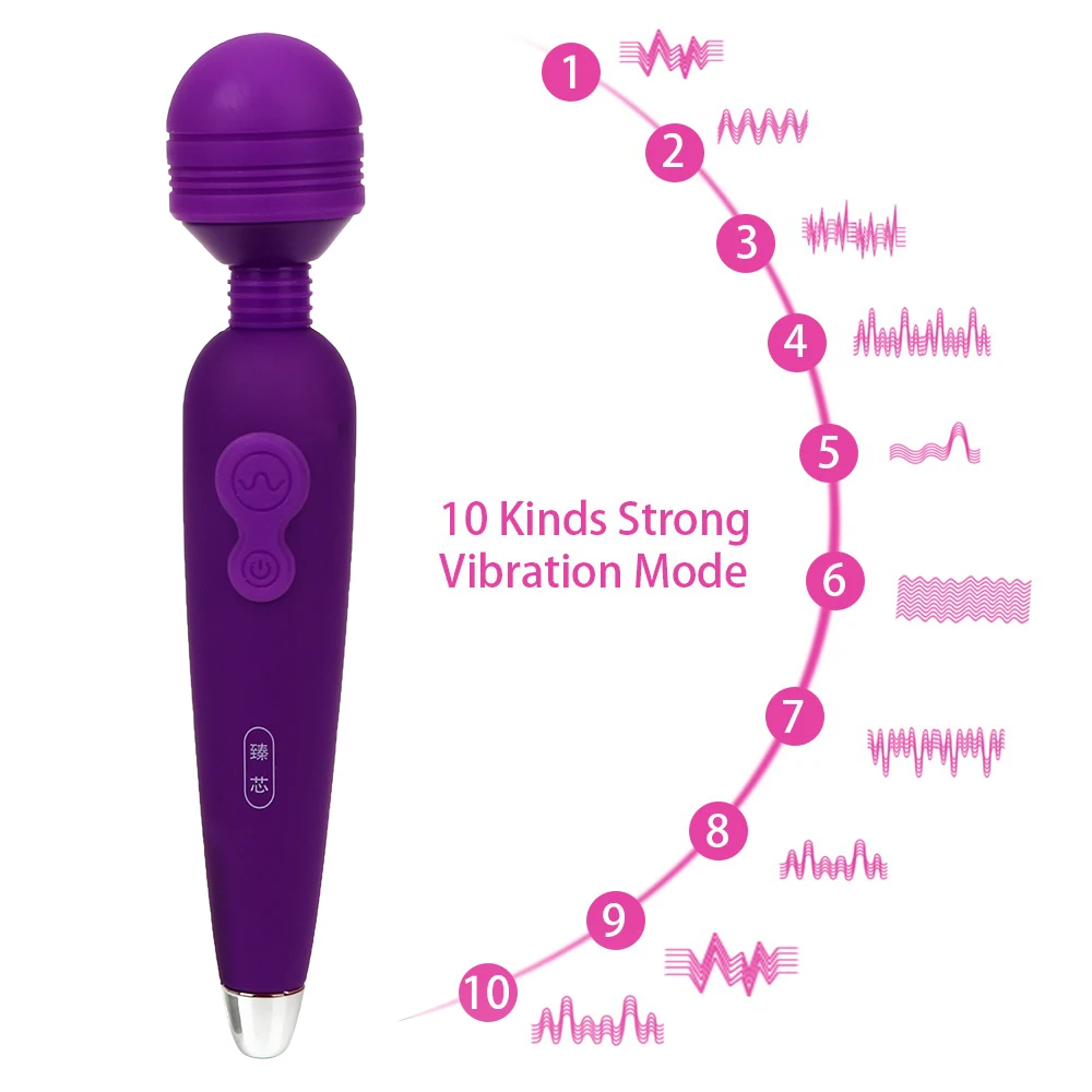 Вибратор IKOKY AV Magic Wand МОЩНАЯ ВИБРАЦИЯ Стимулятор точки G и клитора женская