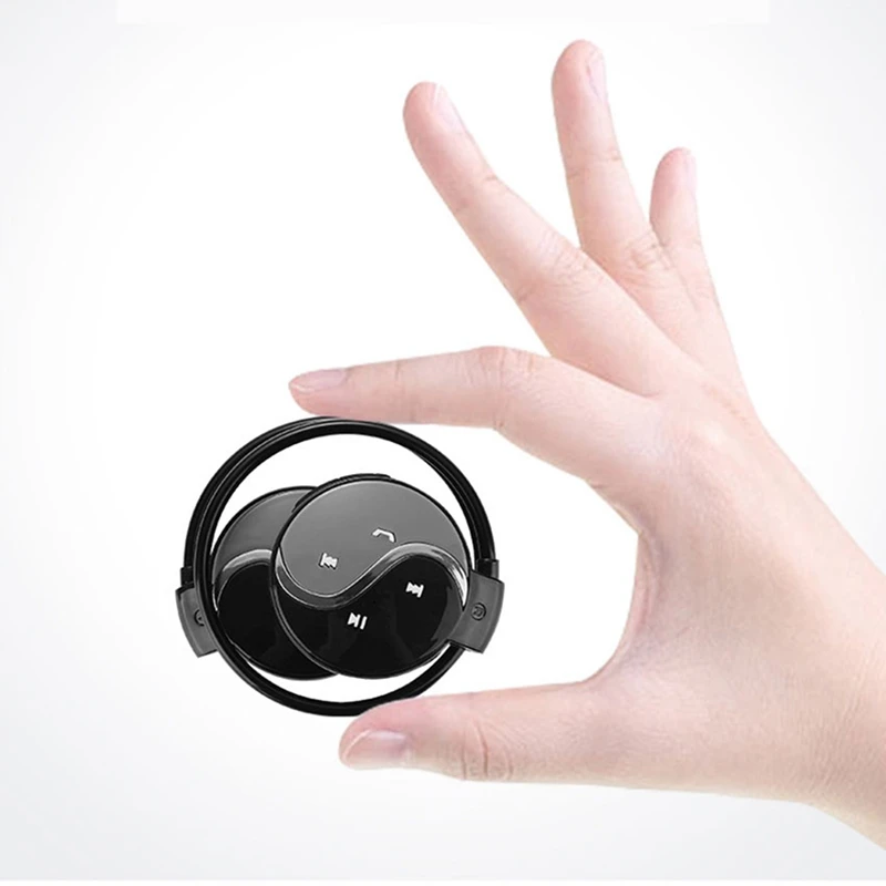 Mini 603 Wireless Bluetooth Earphones Sports Stereo Headphones Fm Radio Mp3 Music Player Micro Tf Card Slot With Mic