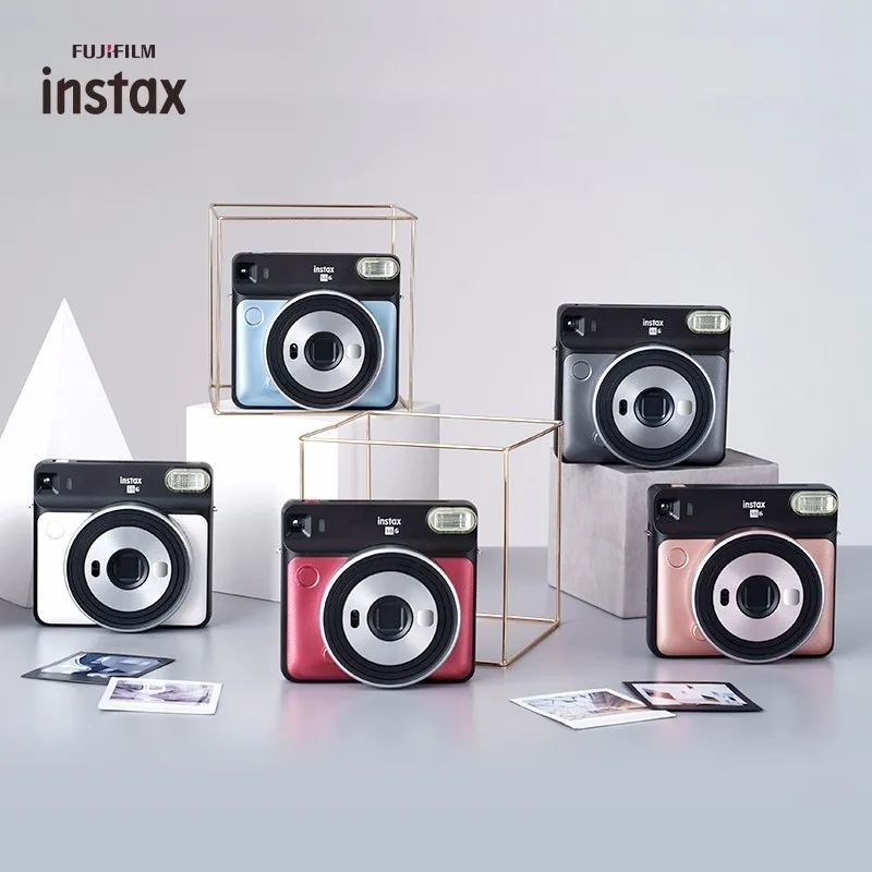 US $143.20 5 Colors Fujifilm Instax Square Sq6 Instant Film Photo Camera Blush Gold Graphite Gray Pearl White Ruby Red