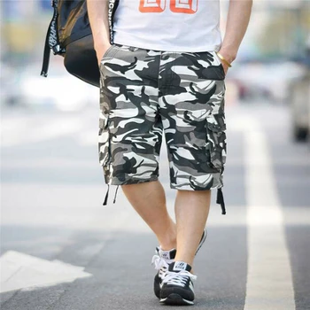 

Mens Army Military Combat Short Hunt Camp Fishing Casual Camo Cargo Shorts
