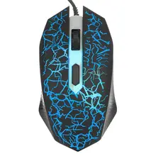 Игровая мышь VODOOL K1901 для геймера 1600 dpi 4 кнопки 7 цветов USB компьютерная Проводная беззвучная мышка эргономичная для ПК ноутбука Универсальная