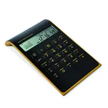 Случайный цвет ABS пластик общего назначения калькулятор 8 цифр бизнес-школы Калькулятор с будильником использования