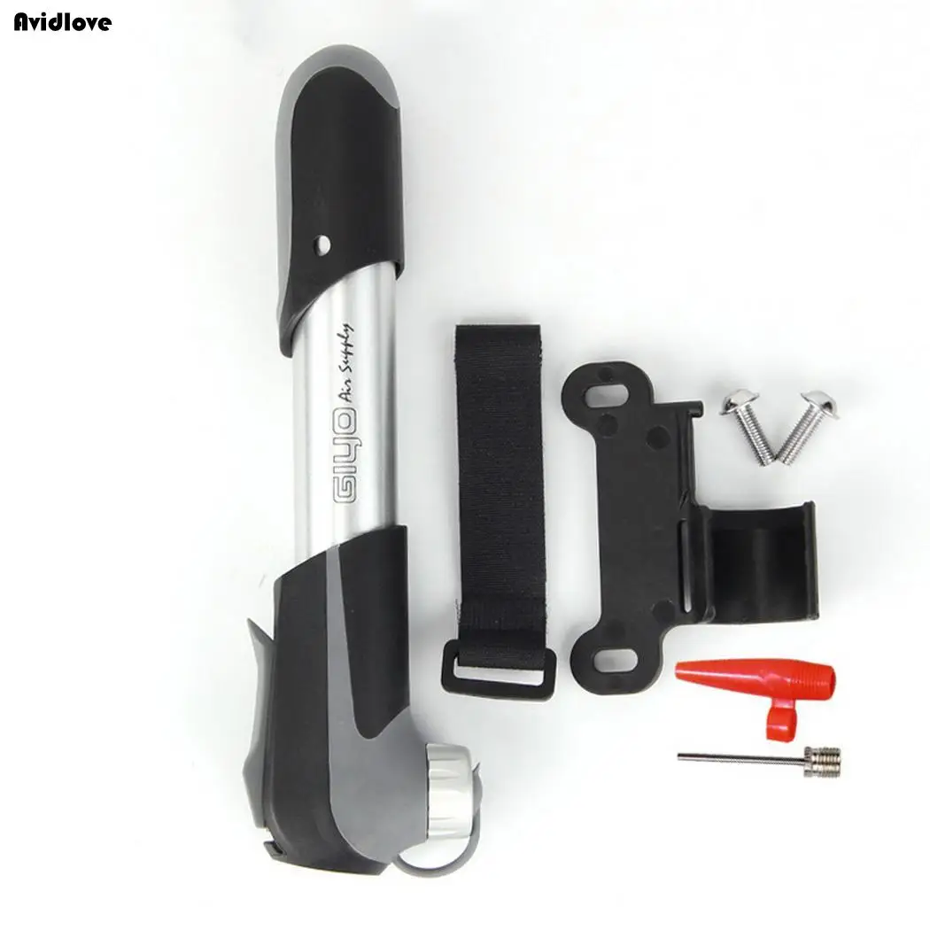 Bike Pump Bicycle Hand Air Ball 120psi Tire Cycling Outdoor etc Inflator 150g 20cm Bicycles | Спорт и развлечения