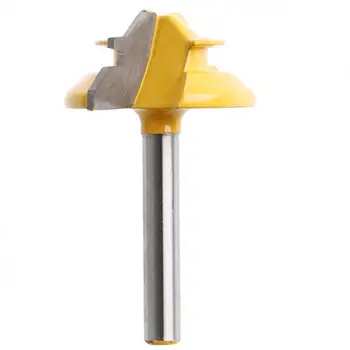

Woodworking Plywood Router Bit High-End 45 Degree Mortise Cutter 1/4 * 1-3/8 Tools