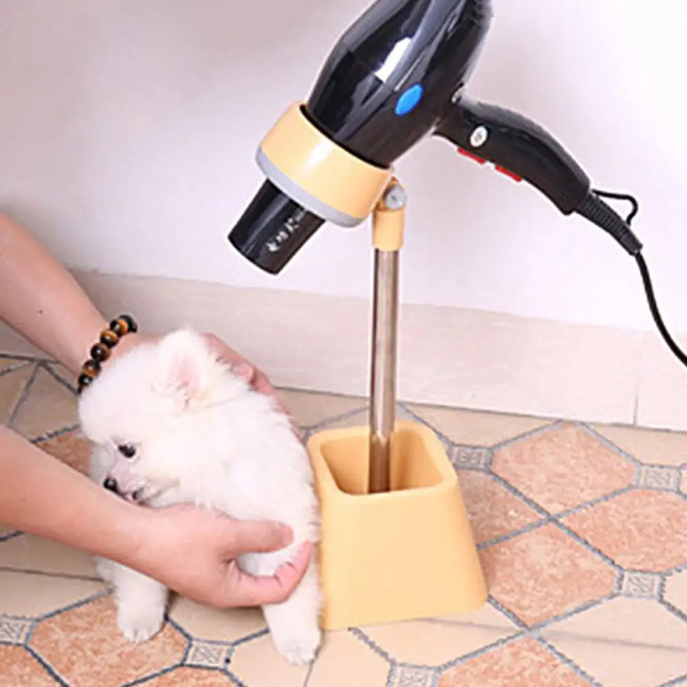 Pet Hair Dryer Holder Dog Cat Grooming Dryer Floor Mount Stand