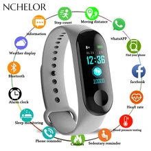 Смарт-часы M3 для мужчин и женщин, пульсометр, кровяное давление, фитнес-трекер, умные часы, спортивные Смарт-часы для IOS, Android