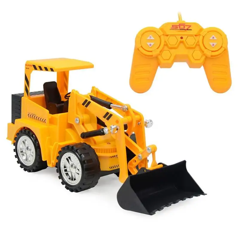

5 Channels Simulation Remote Control Excavator Toys Kids Boys Rechargeable Colorful Lights Engineering Car Model