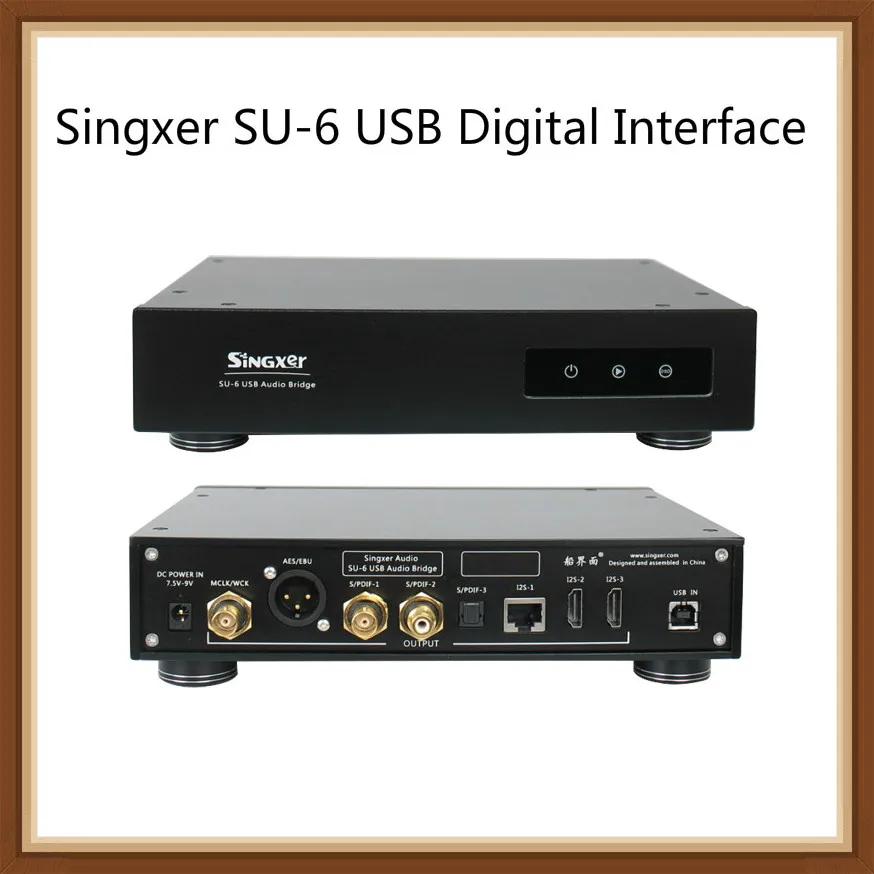 Singxer SU-6 цифровой интерфейс USB XMOS XU208 CPLD фемтосекундные часы Интерфейс корабля для Windows 8 10 MOS Android 5,0