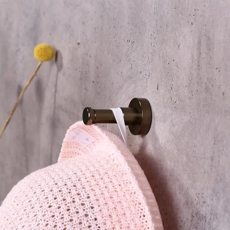 Настенный алюминиевый отделка конфетного цвета вешалка для одежды полосатый халат крючок декоративные крючки для ванной