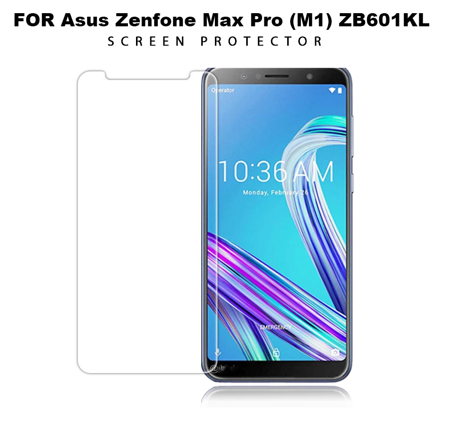 

2PCS Smartphone Tempered Glass 9H Explosion-proof Protective Film Screen Protector for ASUS ZenFone Max Pro M1 ZB601KL ZB602KL