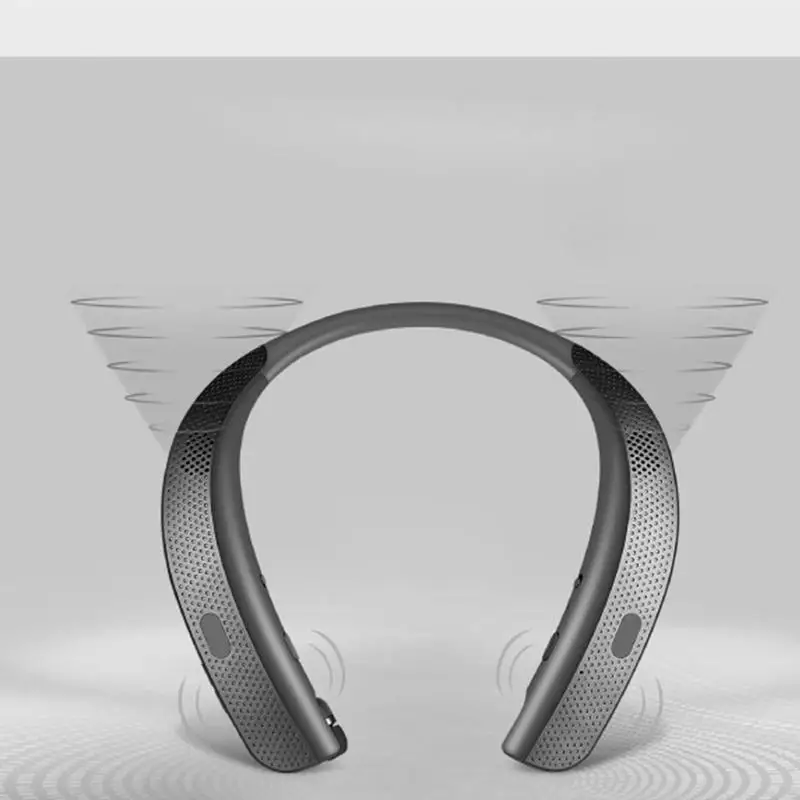 Модный шейный динамик Висячие беспроводные bluetooth колонки носимый mp3 плеер