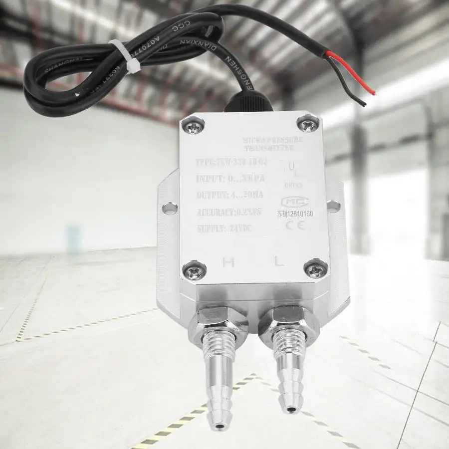 

Pressure Transmitter Transducer 4-20mA Pressure Difference Transmitter Micro Pressure Differential Sensor transmitter