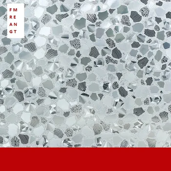 

Window Glue-free Electrostatic Glass Film Sticker 90cmx200cm Bathroom Toilet Cover Blackout Privacy Opaque Window Stickers