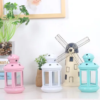 

Oversized Metal Candle Holderoutdoor Windproof Candlestick For Wedding Home Lantern Decoration Candle Stand Marriage Candelabra