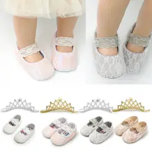 Pudcoco Прекрасный новорожденных для маленьких девочек мягкие детские туфли первые ходунки анти-кроссовки