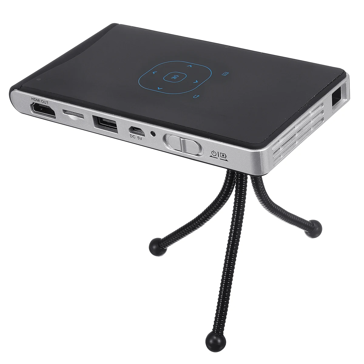

Portable LED Projector DLP1080p Home Theater Wifi Quad-Core HD Android Home Office Video Equipments Travel Camping Accessories