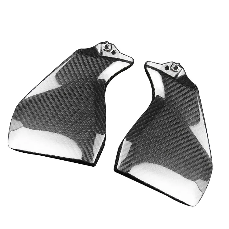 Углеродного волокна Бензобак боковой Tank Side Обтекатели для Yamaha MT 09 MT09 FZ FZ09 2013 2014 2015