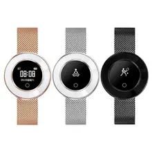 ALLOYSEED модный X6 умный браслет для женщин, пульсометр, шагомер, IP68 Водонепроницаемый умный Браслет, длинный режим ожидания, Bluetooth 4,0, уведомление