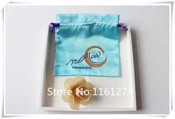 

Customized Logo Satin pouch with logo free shipping