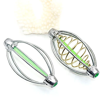 

Tookie Fishing Bait Cage, Fishing Feeder Thrower Carp Tool with Spring(7cm with spring)