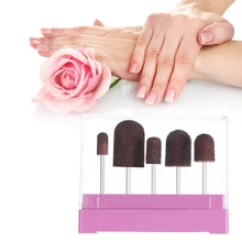 Pro 5 шт. сверло для ногтей шлифовальная пилка для ногтей лента насадки для педикюра дрель для ногтей ручка Аксессуары для электродрель для обработки ногтей маникюрная машина