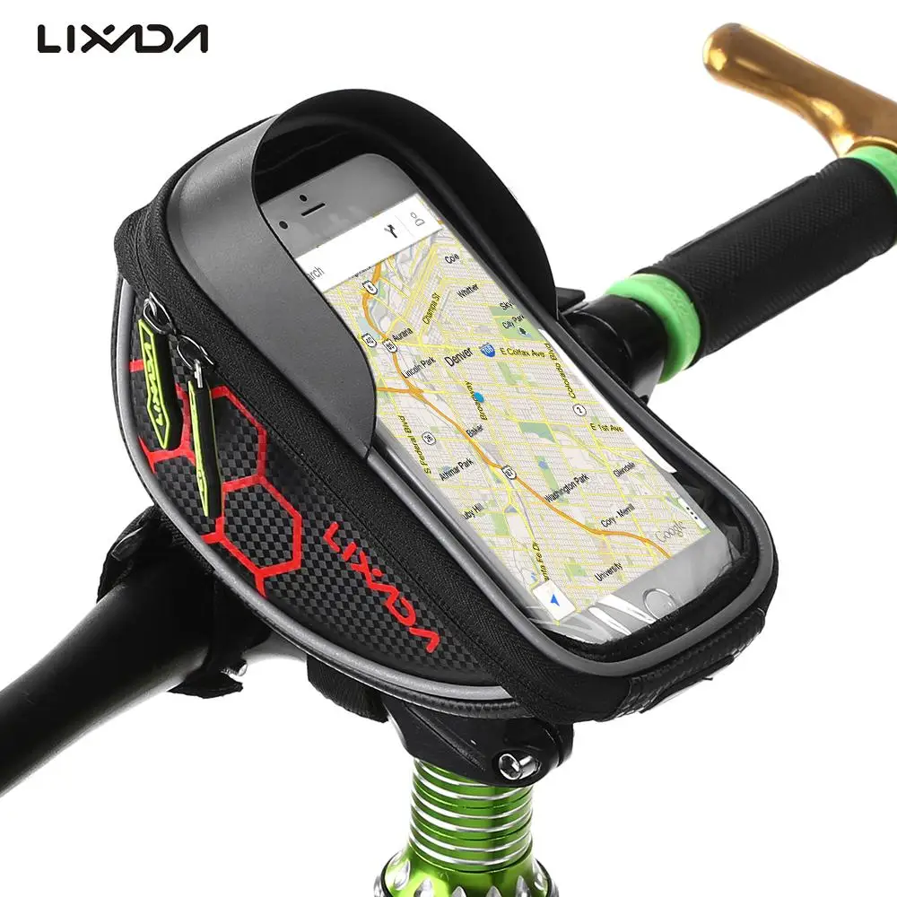 

Lixada Bicycle Bag Cycling Bike Frame For 6 Inch Phone Bag Pannier Smartphone & GPS Touch Screen Case Bicycle Accessories