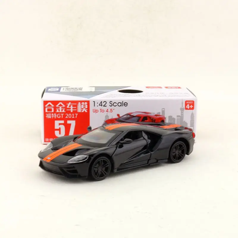 1:42 Масштаб/литая модель игрушки/ Ford GT/Супер спортивный гоночный автомобиль/образовательная Коллекция/оттягивание/подарок для детей