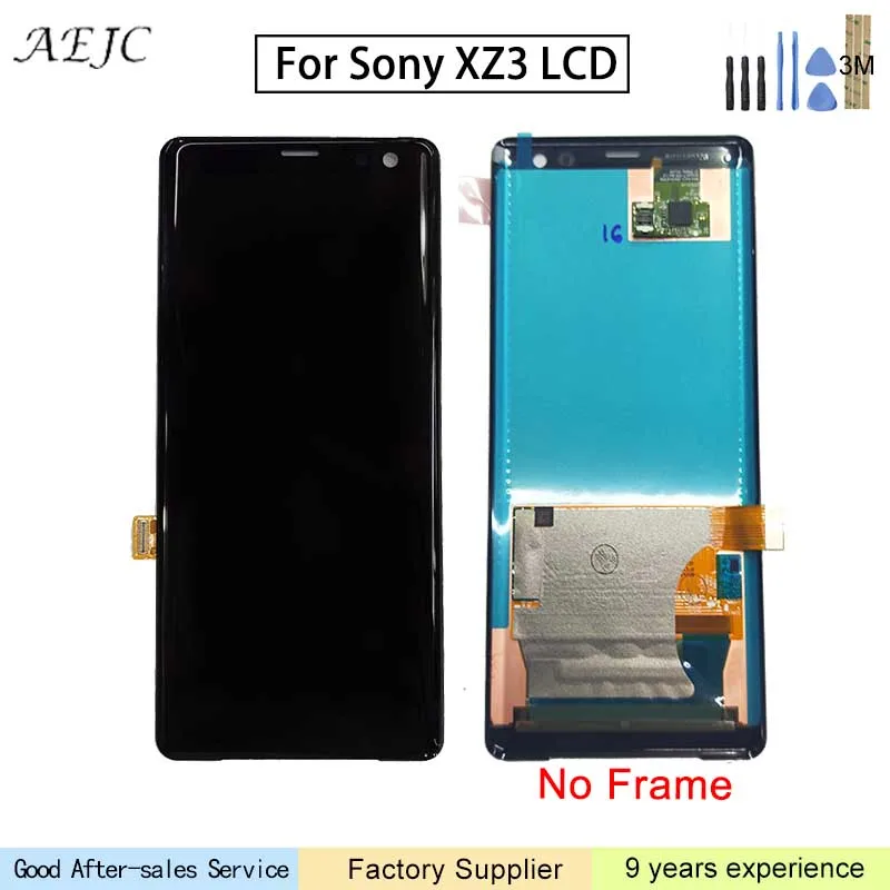 

6.5 '' For Sony XZ3 LCD Display Touch Screen Digitizer Assembly Replacement Parts For Sony XZ3 Screen No Dead Pixe Factory Price