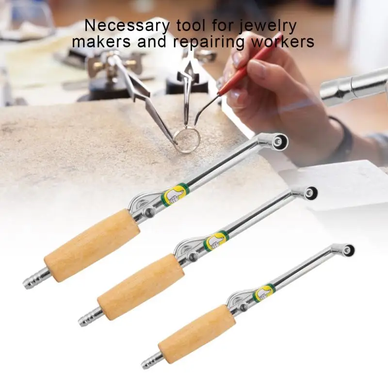 

New Adjustable Flame Gas Welding Torch Solder with Wood Handle Jewelry Making Torch Soldering Tool Jewelry Tools & Equipments
