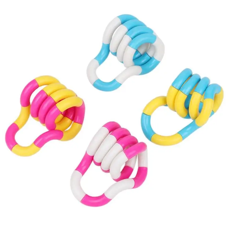 

Creative Anti Stress Toy Colorful Reduce Pressure Twisted Anti Stress Toy For ADHD and Autism Sensory Twist Decompression Toy