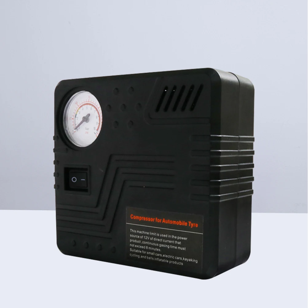 19 цилиндров 120 PSI 120 W DC 12 V автомобильный воздушный компрессор мини портативный долговечная шина надувной насос с манометром