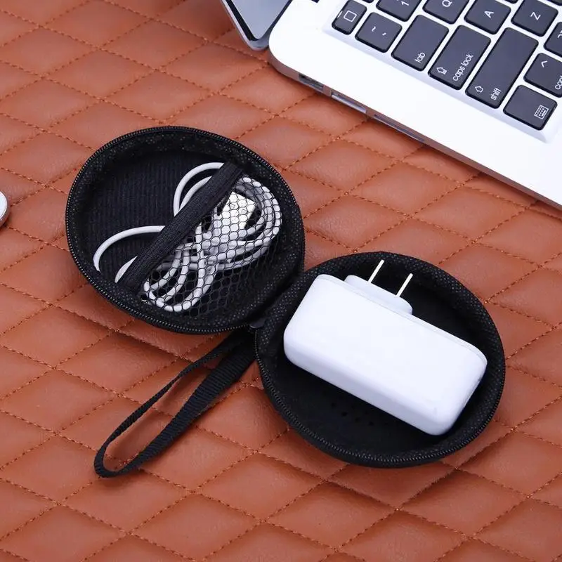 Маленькая круглая форма Чехол защитный сумка для хранения Bluetooth
