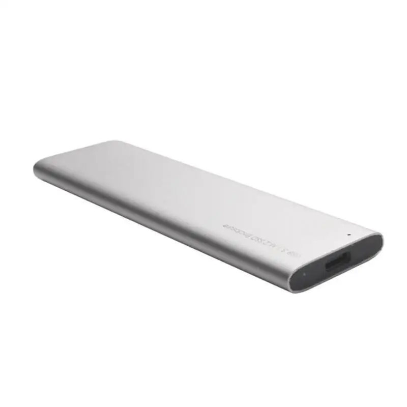 

Aluminium Alloy USB3.1 Type-C to M.2 NGFF SSD 10Gbps High Speed Hard Disk Box External Enclosure Hard Drive