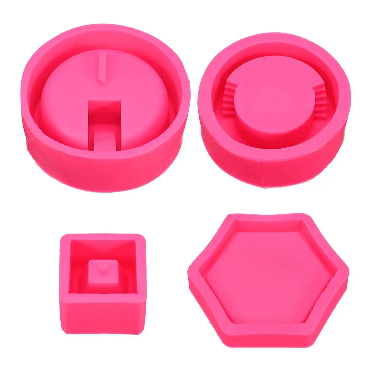

Silicone Mold 3D Flower Pot Concrete Vase Clay Mould DIY Craft Plant Decorating Garden Succulent Bonsai Planter Molds 4 Types