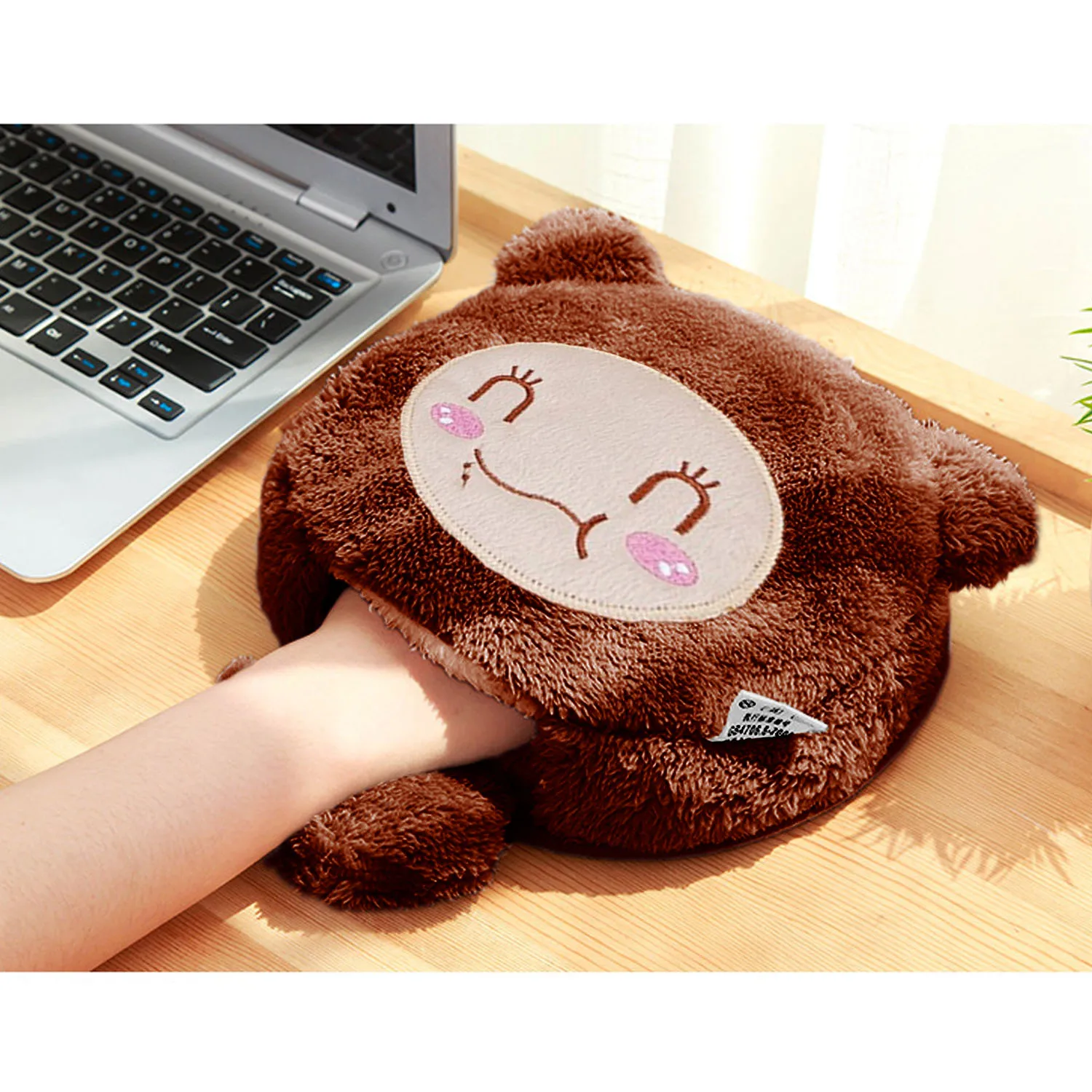 Plush Mouse Mat Laptop Usb Heated Mouse Pad Winter Thickening Hand